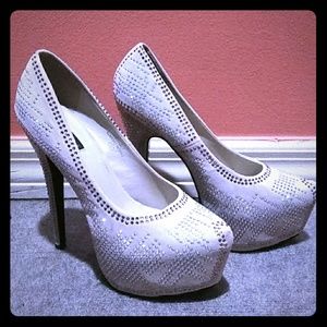 Moochi Rhinestone Platforms (w/ Box)